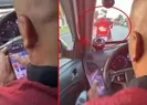 Tacizci taksici saniye saniye görüntülendi!