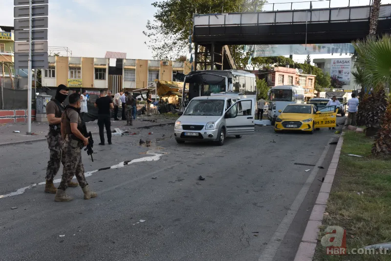 Adana'da polis aracına bombalı saldırı! 23