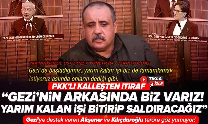 PKK’lı kalleş Tekin Yoldaş’tan itiraf: Gezi’nin öznesi de öncüsü de bizdik! Yarım kalan işi bitireceğiz
