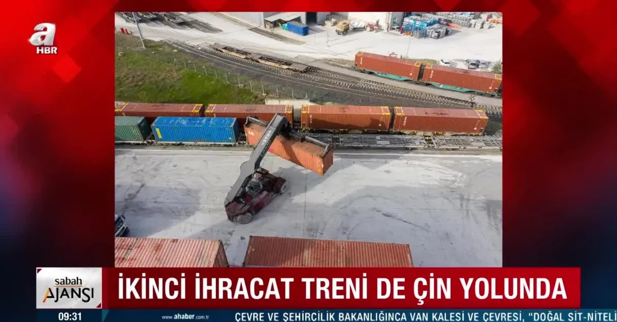 İkinci ihracat treni de Çin yolunda