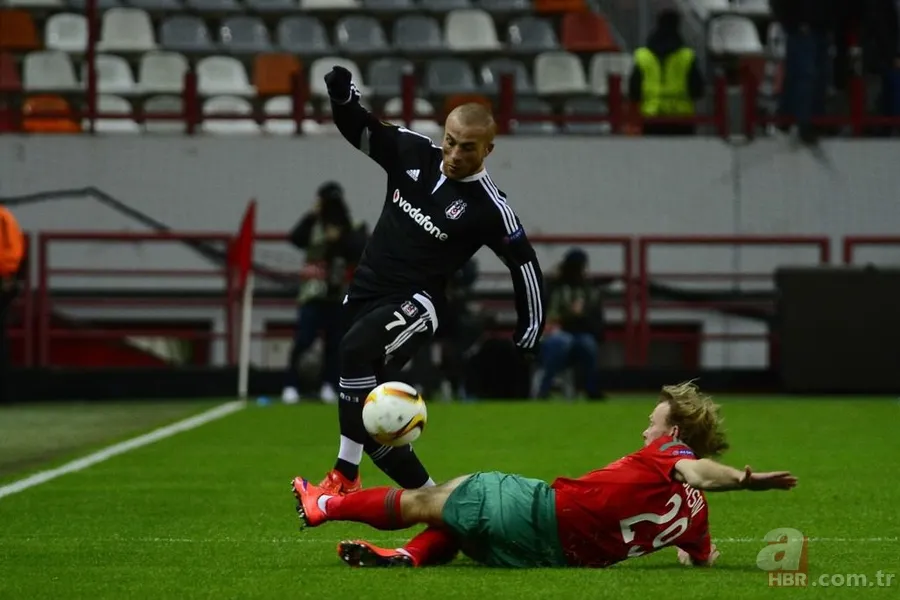 Lokomotiv Moskova - Beşiktaş maçından kareler 1