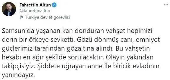 AK Parti’den Samsun’daki kadın cinayetine sert tepki
