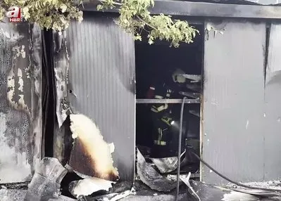 Kayseri’de yangın depoyu küle çevirdi