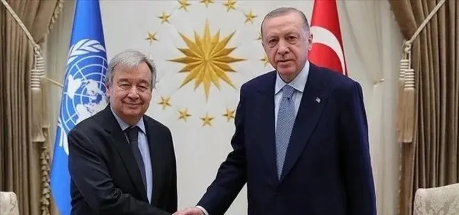 Başkan Erdoğan BM Genel Sekreteri Guterres ile bir telefon görüşmesi gerçekleştirdi