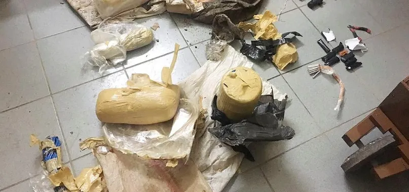 Suriye sınırında çok sayıda patlayıcı ele geçti