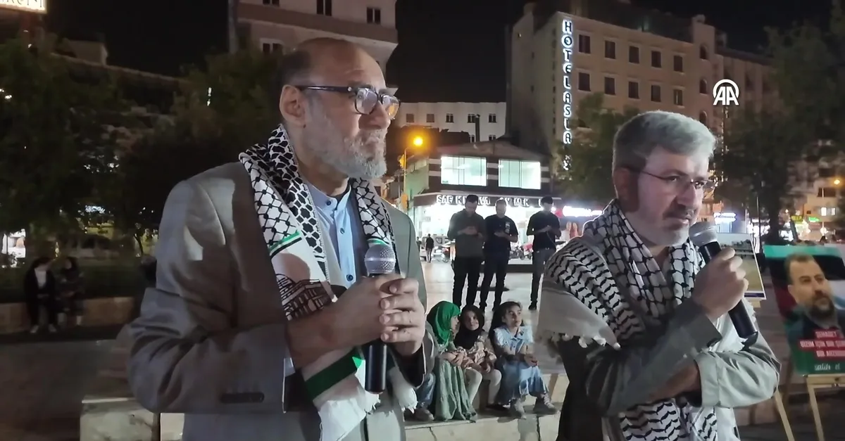 Diyarbakır'da Gazze'ye destek mitingi