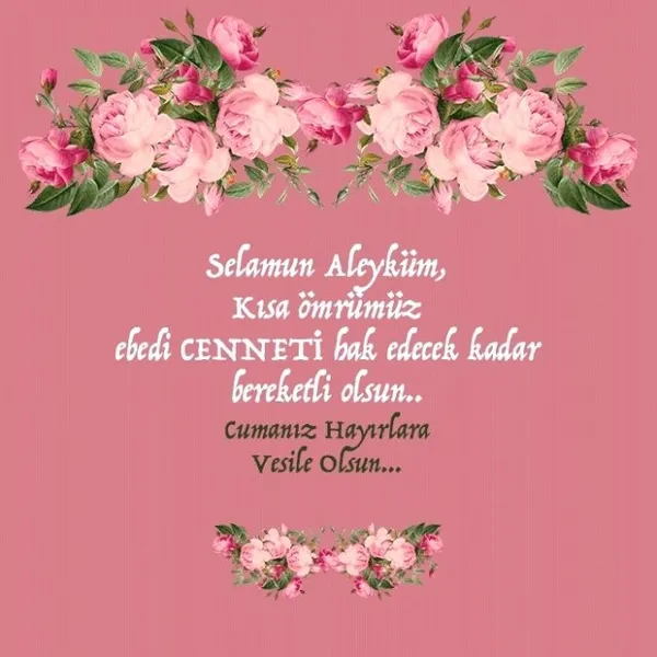 Güzel ve özel yazılı Cuma mesajları sözleri! 17 Eylül en güzel dualı, anlamlı, resimli sözlü Cuma mesajları kısa uzun!