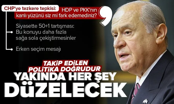 Son dakika: MHP Grup Toplantısı | Devlet Bahçeli’den ’erken seçim’ açıklaması! Çok net enflasyon ve faiz mesajı