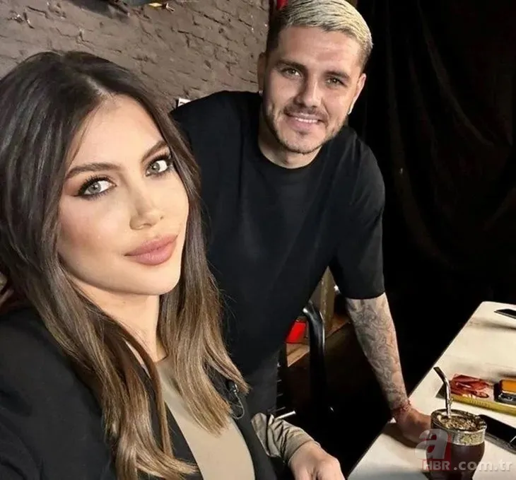 Icardi'den Wanda Nara'yı çıldırtan paylaşım! Ünlü şarkıcıyla poz verdi! 5