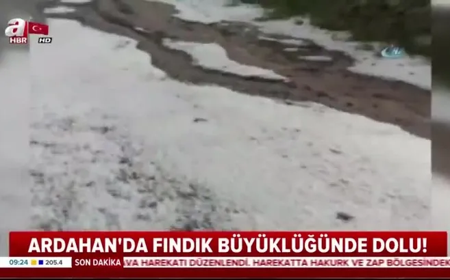 Antalya Elmalı'yı sel vurdu