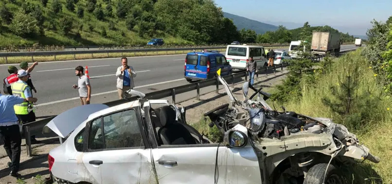 Düzce'de trafik kazası: 4 ölü, 1 yaralı