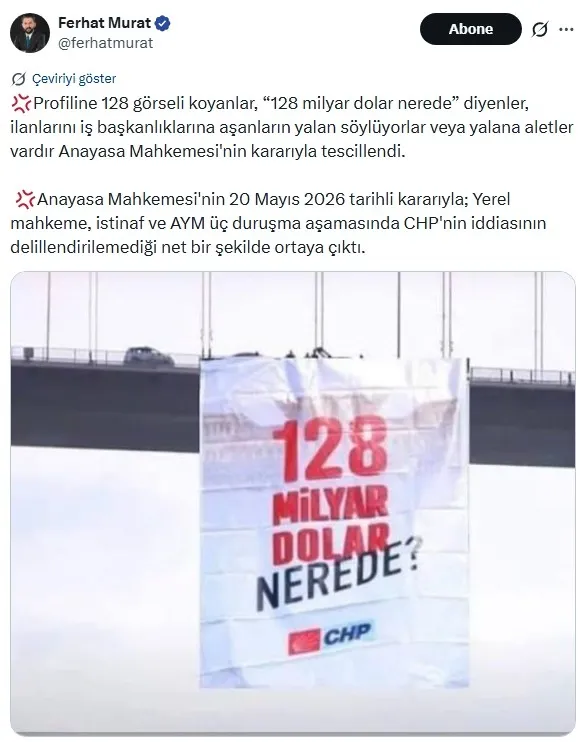 chpnin-algi-operasyonuna-yargi-tokadi-128-milyar-dolarlik-camur-tutmadi-1781398398466.jpg Gazeteci-yazar Ferhat Murat (Fotoğraf - X platformu - ekran görüntüsü)