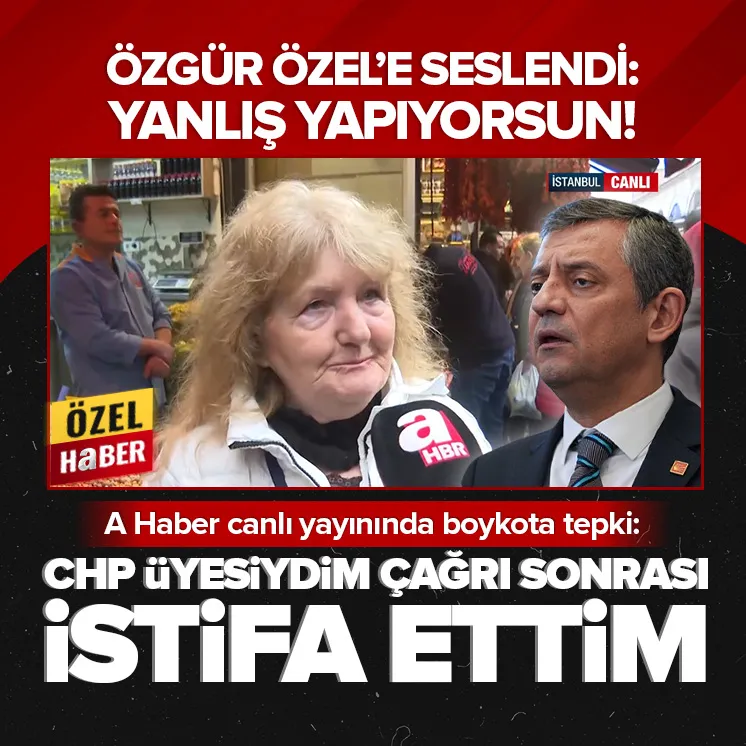 CHP üyesiydim çağrı sonrası istifa ettim