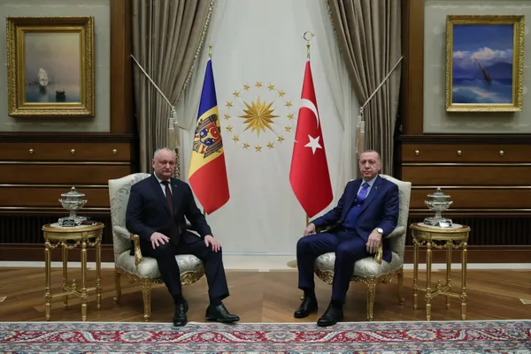 Başkan Erdoğan, Moldova Cumhurbaşkanı ile ortak basın toplantısı düzenledi