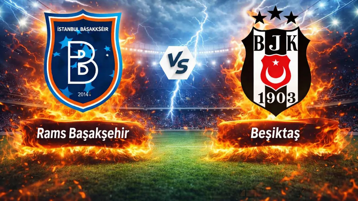 Rams Başakşehir-Beşiktaş maçı! Sergen Yalçın'dan dikkat çeken ilk 11 kararı