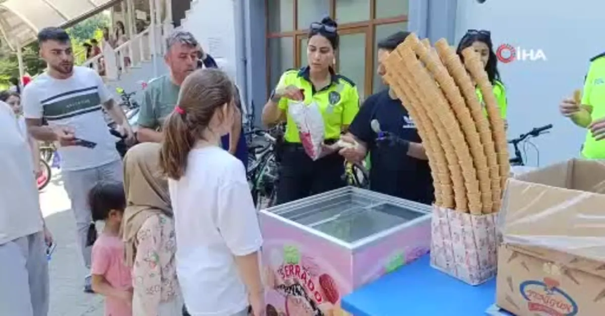 Önce eğitim sonra dondurma ikramı