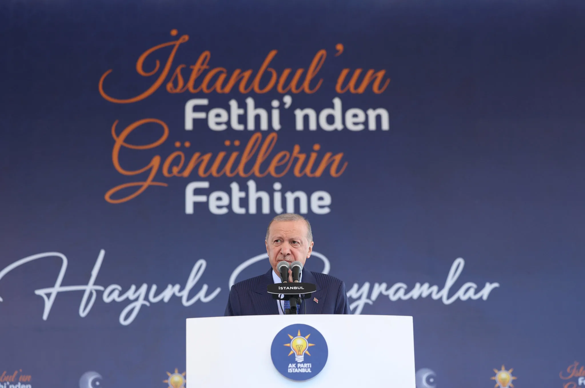 Fetih coşkusuna damga vuran an! Başkan Erdoğan 