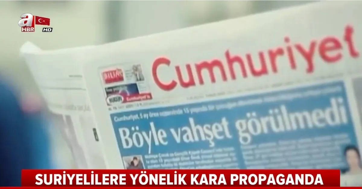 Cumhuriyet gazetesinden skandal başlık: Suriyeliler Türkmen gencin boğazını kesti! |Video