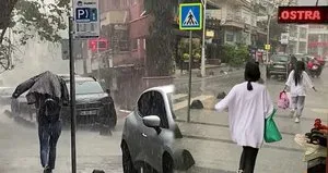 Yağmura hazırlıksız yakalandılar