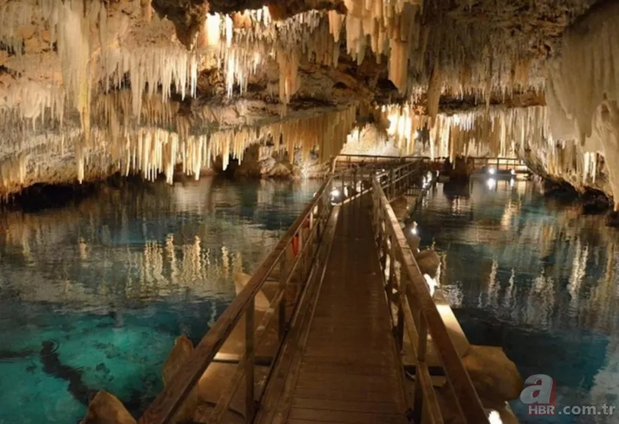 Denizli’de yer altında saklı şifalı cenneti! Turistler hayran kaldı 3