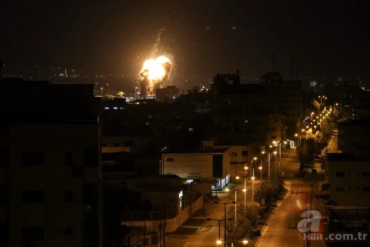 İsrail savaş jetleri Gazze’yi bombaladı! Patlamalar Filistinlilerin evlerine zarar verdi