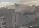 Üsküdar’da patlama anı kamerada