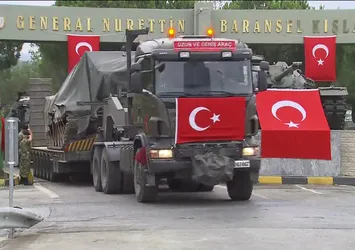 Tanklar Gaziantep'e sevk ediliyor