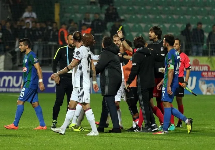 Çaykur Rizespor - Beşiktaş maçından kareler