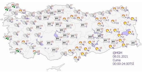 Meteoroloji kar yağacak 3 ili açıkladı! Hangi illere kar yağacak? İşte Meteoroloji'nin 5 günlük açıklaması - 3