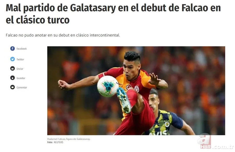 Avrupa Galatasaray-Fenerbahçe derbisini konuştu 5