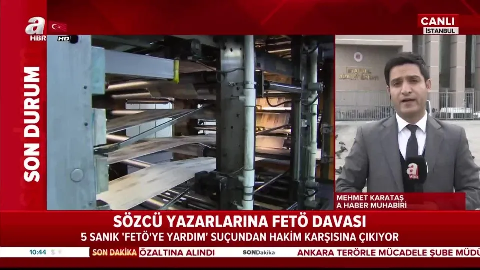 Sözcü yazarlarına FETÖ davası