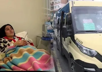 İstanbul'da şaşırtan olay! Hamile kadın minibüste doğum yaptı!
