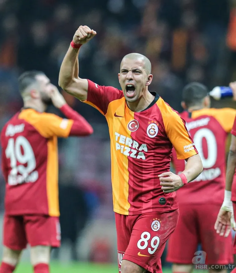 Feghouli attı, Terim sevinçten havalara uçtu! Galatasaray - Kayserispor maçından çarpıcı kareler 7