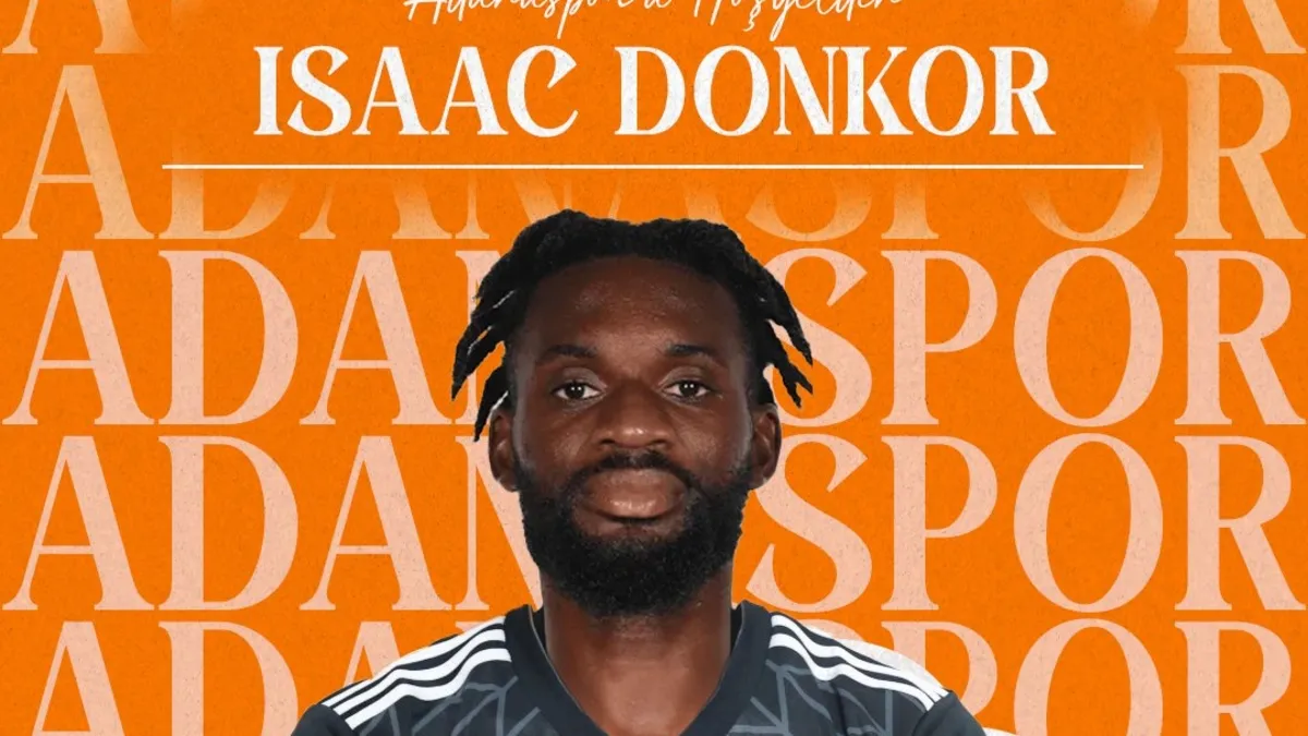 Adanaspor Isaac Donkor'u transferini resmen dyuyurdu