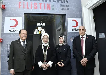 Erdoğan ’Kalanlar’ Filistin Sergisi’nde konuştu