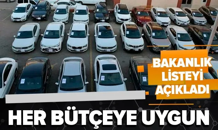 Ticaret Bakanlığı 2. el otomobilleri ihale ile satacak! İşte BMW Mercedes ve Volvoların fiyatları