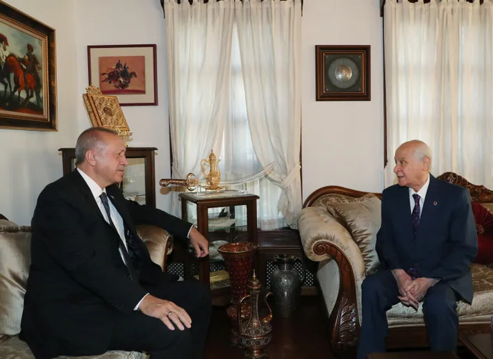 Başkan Erdoğan, Devlet Bahçeli'yi ziyaret etti - 3