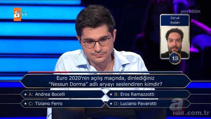 Milyoner'e damga vuran yarışmacı: Bu soruda elenmek marifet ister! ''Onur öğrencisi olarak mezun oldum'' dedi ama...