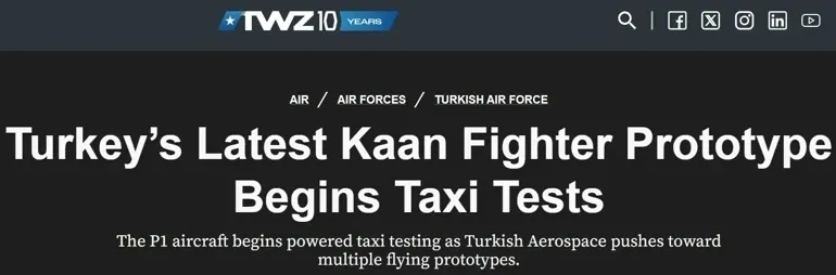 KAAN P1 prototipi piste çıktı: Dünya basını milli savaş uçağını 'Türk havacılık sanayisinin en değerli mücevheri' diye yazdı - 2