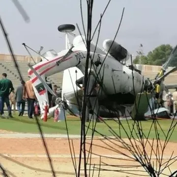 Para taşıyan helikopter düştü