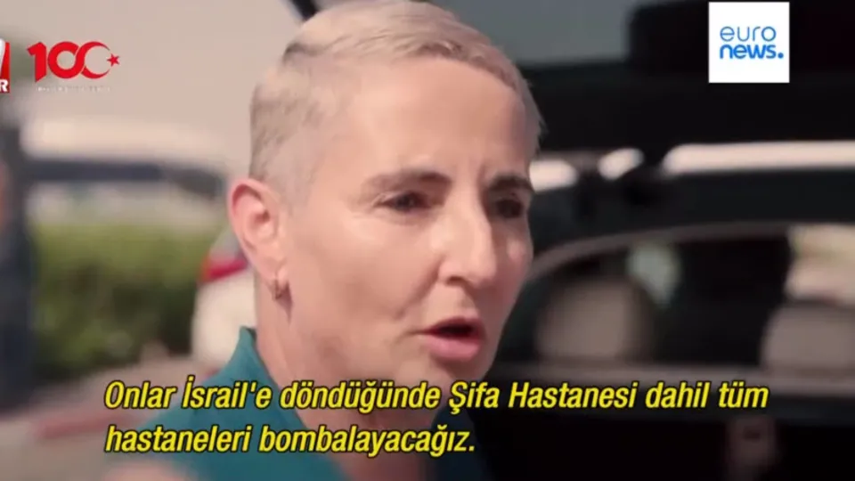 İsrailli kadından kan donduran sözler: Bütün hastaneleri bombalayacağız