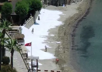 Bodrum'da çevre skandalı! 5 yıldızlı otele beyaz kum operasyonu!
