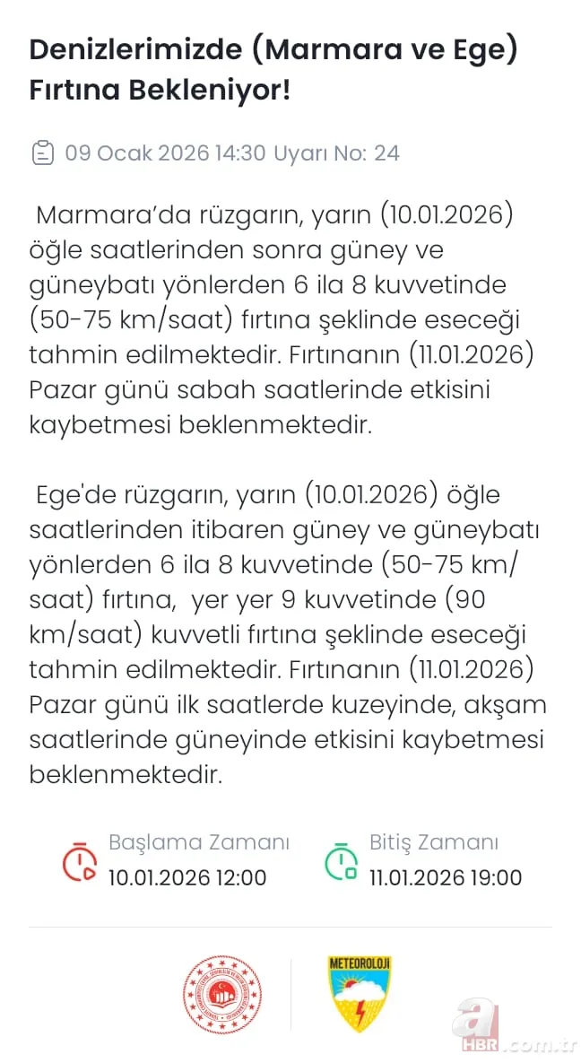 Hava sertleşiyor! Kar için tarih verildi: Kuvvetli yağış, don ve fırtınaya dikkat! 15