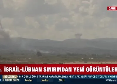 Lübnan sınırından yeni görüntüler