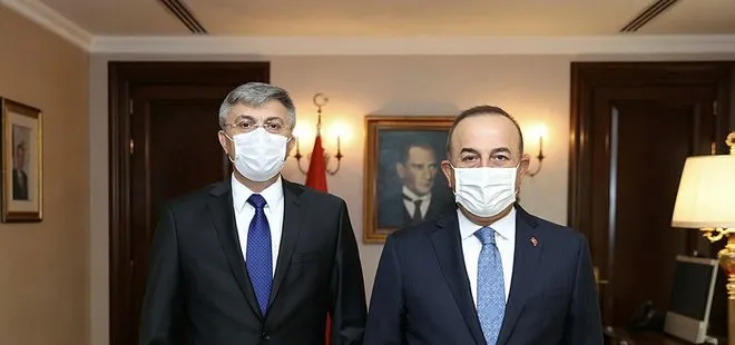 Son dakika: Dışişleri Bakanı Mevlüt Çavuşoğlu, Bulgaristan’ın Hak ve Özgürlükler Hareketi lideri Karadayı ile görüştü