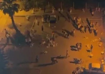 Asker kınasında bıçaklı kavga: 1 yaralı