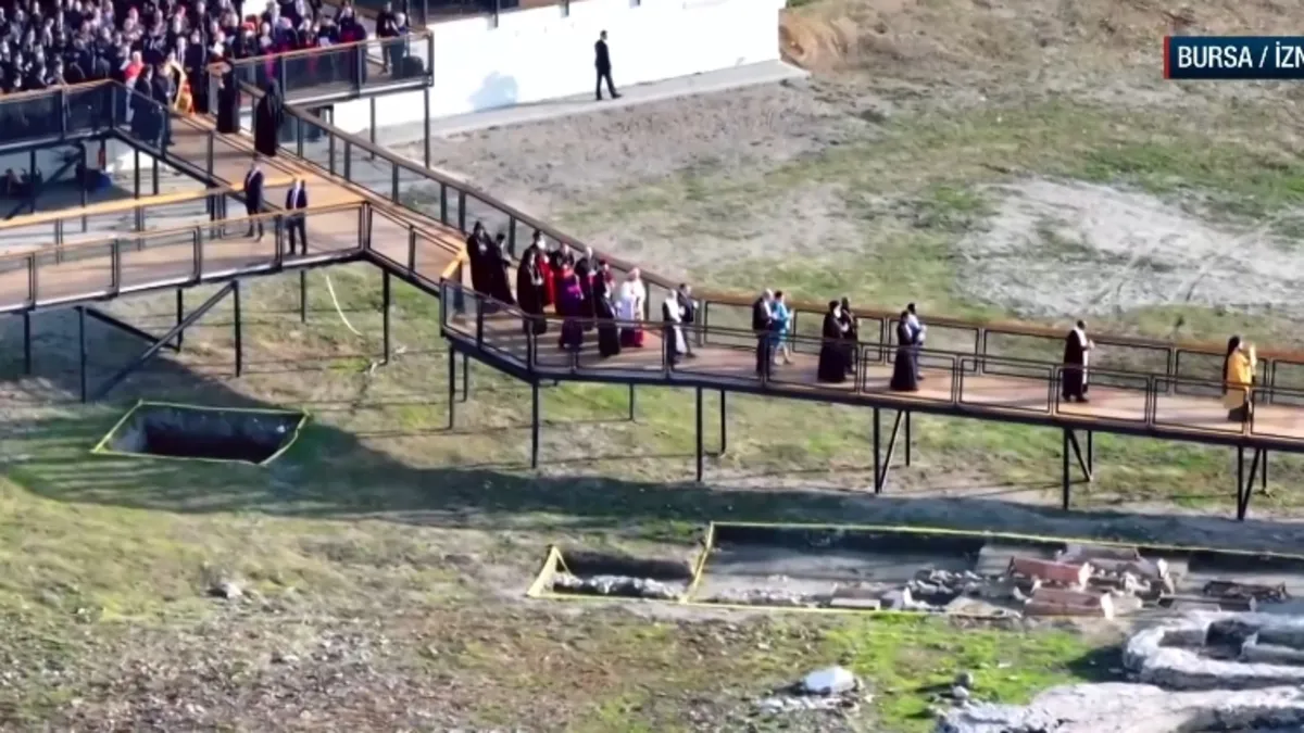 Papa 14. Leo İznik’e geldi! İşte o görüntüler