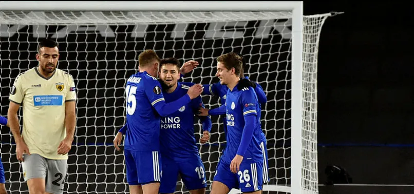 Cengiz Ünder Leicester City'deki ilk golünü Yunan temsilcisine attı