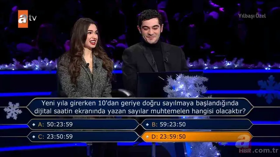 Milyoner'de yıldızlar geçidi! Burak Deniz ve Su Burcu Yazgı Coşkun milyonluk soruyu açtırdı | Kazanılan ödül çocuklar için bağışlandı 16