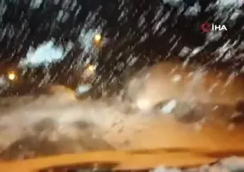 Ardahan'da kar yağışı ve tipi etkili oldu